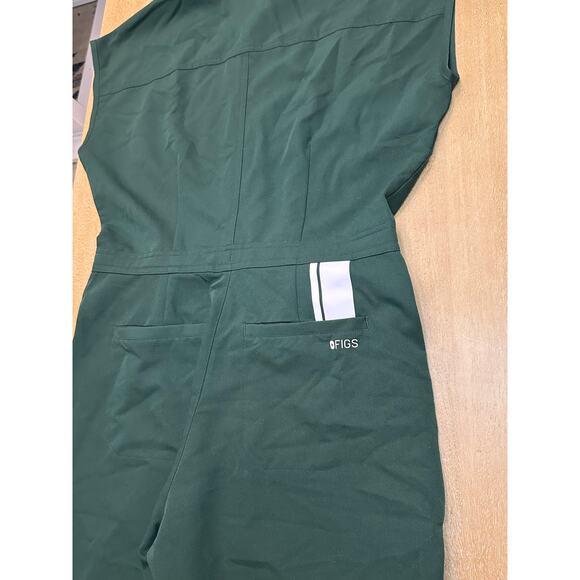 Figs British Racing Green Jumpsuit - Picture 4 of 5